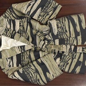 Stylish Black and Tan Women's Jacket